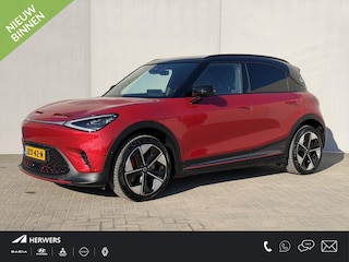 Smart #1 BRABUS 66 kWh / SOH 99% / Panoramadak / Adaptive cruisecontrol (ACC) / 360 Camera / Alcantara & Lederen Bekleding / HUD / Beats® Audio / Stoel & Stuurwiel verwarming / Elektr. Stoelen met memory / Elektr. Achterklep / Dodehoek Detectie /