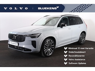 Volvo XC90 T8 Recharge AWD Ultra Dark - Luchtvering - Panorama/schuifdak - IntelliSafe Assist & Surround - 360º Camera - Bowers & Wilkins audio - Adaptieve LED koplampen - Verwarmde voorstoelen, stuur & achterbank - Parkeersensoren voor & achter - Elektr. bedienb. voorstoelen met geheugen - Geventileerde voorstoelen - Head up display - Draadloze tel. lader - Extra getint glas - Elektr. inklapbare trekhaak - 22' LMV