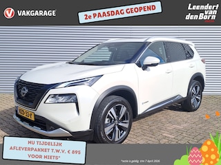 Nissan X-Trail 1.5 e-Power Tekna | e-Pedal | Schuif/kantel dak | Leder | Stoelverwarming | Stoelgeheugen | 360 Camera | Elektrische Achterklep | Adaptieve Cruise | Head-up display | Navigatie GROOT scherm