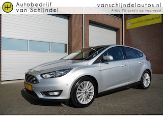 Ford Focus 1.0 TITANIUM LUXE ORIGINEEL NEDERLANDS NAVIGATIE ECC AIRCO CRUISECONTROL PARKEERSENSOREN V+A+ASSIST 17INCH BLUETOOTH TREKHAAK 4X ELECTR.RAMEN/SPIEGELS