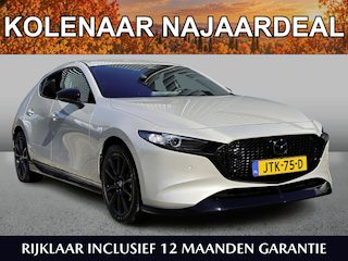 Mazda 3 2.5 e-SkyActiv-G M Hybrid 140 Homura /Automaat/Aero Pack/Black Pack/Verlichte instaplijsten/Nieuwprijs €44.744,-!/