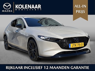 Mazda 3 2.5 e-SkyActiv-G M Hybrid 140 Homura /Automaat/Aero Pack/Black Pack/Verlichte instaplijsten/Nieuwprijs €44.744,-!/