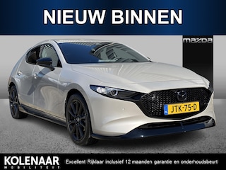 Mazda 3 2.5 e-SkyActiv-G M Hybrid 140 Homura /Automaat/Aero Pack/Black Pack/Verlichte instaplijsten/Nieuwprijs €44.744,-!/