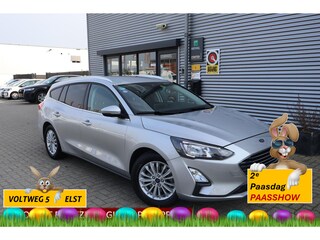 Ford Focus Wagon 1.0 EcoBoost Hybrid Titanium X Business 1e Eigenaar | Volledig Onderh | NAP | BTW | AF Trekhaak | Camera | Elek Klep | Navi | Carplay | Cruise | Keyless | Full LED | Start/Stop | Hill-Hold | Bots | PDC