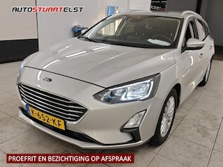 Ford Focus Wagon 1.0 EcoBoost Hybrid Titanium X Business 1e Eigenaar | Volledig Onderh | NAP | BTW | AF Trekhaak | Camera | Elek Klep | Navi | Carplay | Cruise | Keyless | Full LED | Start/Stop | Hill-Hold | Bots | PDC