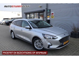 Ford Focus Wagon 1.0 EcoBoost Hybrid Titanium X Business 1e Eigenaar | Volledig Onderh | NAP | BTW | AF Trekhaak | Camera | Elek Klep | Navi | Carplay | Cruise | Keyless | Full LED | Start/Stop | Hill-Hold | Bots | PDC