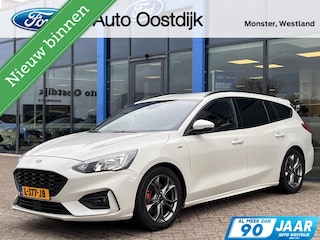 Ford Focus Wagon 1.0 EcoBoost Hybrid ST Line X 125PK Trekhaak Winterpack Adaptieve Cruise Camera Elek. Achterklep B&O Keyless Full-LED Climate *Dealer Onderhouden*