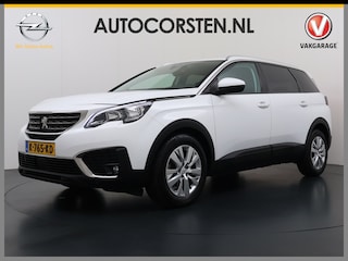 Peugeot 5008 T 131PK AUT-8 7-Pers. Navi 360°Camera Ecc Apple Carplay Android Auto Cruise Control Pdc Blue Executive Avantage Privacy Glas Lmv Isofix Led Regen-Lichtsensor Verkeersbord detectie Dealeronderhouden Origineel Nederlandse Auto 7 Zitter