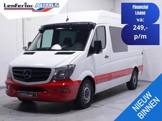 Mercedes-Benz Sprinter 316 CDI 163 pk Dubbel Cabine L2H2 Airco Cruise Control, Trekhaak, 270 Graden Deuren, PDC V+A, 6-Zits