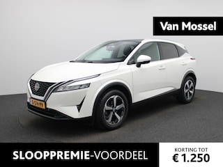Nissan Qashqai 1.3 MHEV N-Connecta | Virtual cockpit | LMV | Navigatie | Climate control | Panorama dak | DAB | Camera | Parkeer sensoren