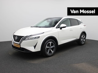 Nissan Qashqai 1.3 MHEV N-Connecta | Virtual cockpit | LMV | Navigatie | Climate control | Panorama dak | DAB | Camera | Parkeer sensoren