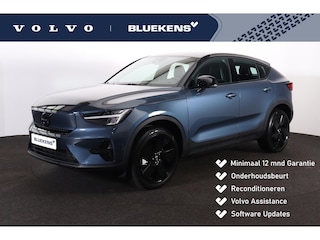 Volvo EC40 Single Motor Extended Range Plus Black Ed. 82 kWh Panoramadak - IntelliSafe Assist & Surround - Harman/Kardon audio - 360º Camera - Verwarmde voorstoelen & stuur - Parkeersensoren voor & achter - Draadloze tel. lader - Warmtepomp - 20' LMV