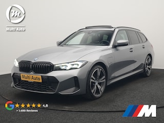 BMW 3-serie Touring 330e M Sport FACELIFT Plug In Hybrid 293pk Dealer O.H. PHEV | Trekhaak Af Fabriek | Panodak | Harman / Kardon | Sfeerverlichting | Sportstoelen Verwarmd | Widescreen Navi | Apple Carplay | Blis | DAB |
