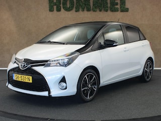Toyota Yaris 1.0 VVT-i Trend - BI-TONE - ACHTERUITRIJCAMERA - AUTOMATISCH GEREGELDE AIRCO - AUTO HOMMEL ONDERHOUDEN -  LICHTMETALEN VELGEN -