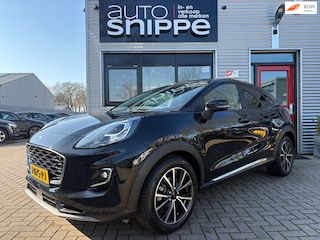 Ford Puma 1.0 EcoBoost Hybrid Titanium X -STOEL + STUURWIELVERWARMING-VOORRUITVERWARMING-MASSAGE STOELEN-TREKHAAK-LMV VELGEN-ETC.