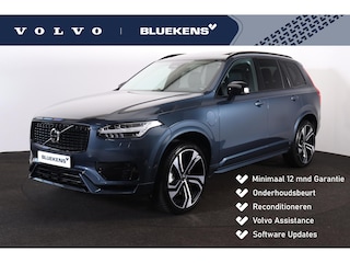Volvo XC90 T8 Recharge AWD Ultra Dark - Panorama/schuifdak - IntelliSafe Assist & Surround - 360º Camera - Bowers & Wilkins audio - Adaptieve LED koplampen - Verwarmde voorstoelen, stuur & achterbank - Parkeersensoren voor & achter - Elektr. bedienb. voorstoelen met geheugen - Geventileerde voorstoelen - Head up display - Draadloze tel. lader - Extra getint glas - Elektr. inklapbare trekhaak - 22' LMV