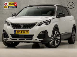Peugeot 5008 1.2 PureTech GT-Line Deluxe (PANORAMADAK, APPLE CARPLAY, GROOT NAVI, 360 CAMERA, FOCAL AUDIO, BRUIN LEDER, KEYLESS, ELEK ACHTERKLEP, NIEUWSTAAT)