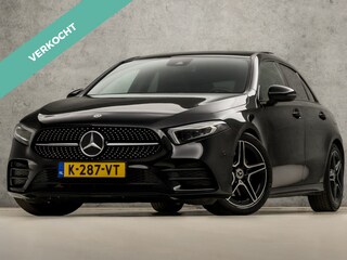 Mercedes-Benz A-klasse 220 AMG Sport 190Pk Automaat (SCHUIFDAK, GROOT NAVI, SFEERVERLICHTING, CAMERA, STOELVERWARMING, SPORTSTOELEN, GETINT GLAS, LEDER/ALCANTARRA, NIEUWSTAAT)