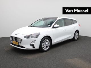 Ford Focus Wagon 1.0 EcoBoost Titanium X Business | PANORAMADAK | ADAPT. CRUISE | LED | LMV | WINTER PACK |