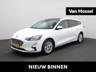 Ford Focus Wagon 1.0 EcoBoost Titanium X Business | PANORAMADAK | ADAPT. CRUISE | LED | LMV | WINTER PACK |