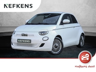 Fiat 500 Icon 42 kWh | Stoelverwarming | Achteruitrijcamera | AppleCarPlay/Android | 16'' LM velgen | Parkeersensoren v+a