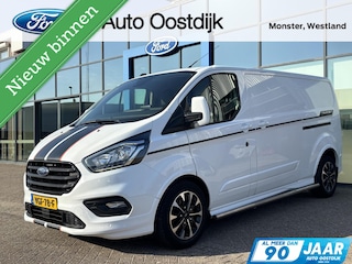 Ford Transit Custom 320 2.0 TDCI L2H1 Sport 185PK Automaat 2x Schuifdeur Trekhaak !!Nieuwe Distributieriem!! Camera Elek. voorstoel Blind-Spot Stoel/voorruitverwarming *Dealer Onderhouden*