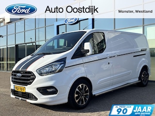 Ford Transit Custom 320 2.0 TDCI L2H1 Sport 185PK Automaat 2x Schuifdeur Trekhaak !!Nieuwe Distributieriem!! Camera Elek. voorstoel Blind-Spot Stoel/voorruitverwarming *Dealer Onderhouden*