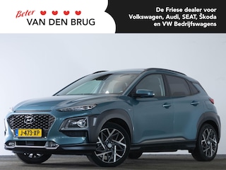 Hyundai Kona 1.6 GDI 104 PK HEV Premium Sky | LED | Leder | Adaptieve Cruise Control | Head-Up | Krell Audio | Trekhaak | Stoelkoeling |