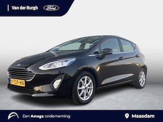 Ford Fiesta 5-deurs Titanium 1.0 EcoBoost Hybrid 125pk Parkeersensoren - navigatiesysteem - lichtmetalen velgen