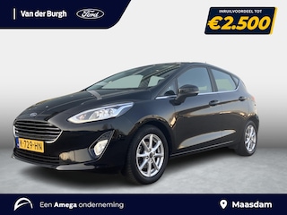 Ford Fiesta 5-deurs Titanium 1.0 EcoBoost Hybrid 125pk Parkeersensoren - navigatiesysteem - lichtmetalen velgen