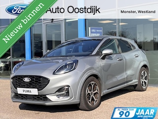 Ford Puma 1.0 EcoBoost Hybrid ST-Line X 155PK Automaat Winterpack Camera Cruise Navi B&O Climate Keyless Elek. Achterklep Full-LED Privacy Glass *Sportief*