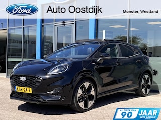 Ford Puma 1.0 EcoBoost Hybrid ST-Line X 155PK Automaat Panodak Winterpack Camera Cruise Navi B&O Climate Keyless Elek. Achterklep Full-LED Privacy Glass *Sportief*