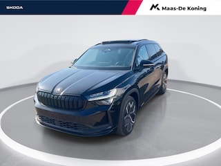 Skoda Kodiaq 1.5TSI/150PK PHEV Sportline DSG · Trekhaak · Panoramadak · Camera + Parkeersensoren · Garantie t/m 24-02-2030 of 60.000KM