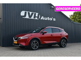 Nissan Qashqai 1.3 MHEV Tekna Plus 11-2023 | Panorama | Head-UP | Virtual CP | Leder | Cam360