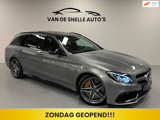 Mercedes-Benz C-klasse Estate AMG 63 S KERAMISCH/SCHAALSTOELEN/PANO/HUD/KEYLESS/360CAMERA/DEALERONDERHOUDEN