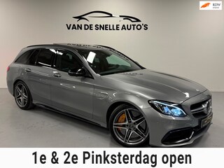Mercedes-Benz C-klasse Estate AMG 63 S KERAMISCH/SCHAALSTOELEN/PANO/HUD/KEYLESS/360CAMERA/DEALERONDERHOUDEN