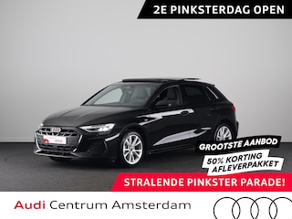Audi A3 Sportback 40 TFSI e S edition 204 pk S-tronic | Verlengde garantie | Navigatie | Panoramadak | Parkeersensoren (Park assist) | Achteruitrijcamera | Stoelverwarming | S-Line |