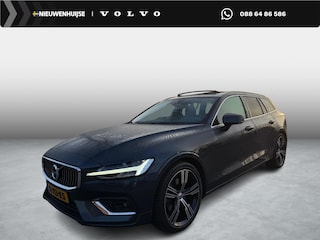 Volvo V60 2.0 B4 Inscription | Panoramadak | Trekhaak | Harman Kardon Audio | Achteruitrijcamera | Lichtmetalen Velgen 19 inch | Standkachel | Lederen Bekleding | Stoelverwarming | Navigatie