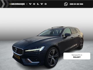 Volvo V60 2.0 B4 Inscription | Panoramadak | Trekhaak | Harman Kardon Audio | Achteruitrijcamera | Lichtmetalen Velgen 19 inch | Standkachel | Lederen Bekleding | Stoelverwarming | Navigatie