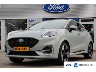 Ford Puma 1.0EB Hybrid ST-Line X | NL-AUTO! | 1E EIGENAAR! | TREKHAAK | ADAPTIVE CRUISE | 360° CAMERA | PANODAK | WINTERPACK | DODE HOEK | DEALER OH! | 19" LMV
