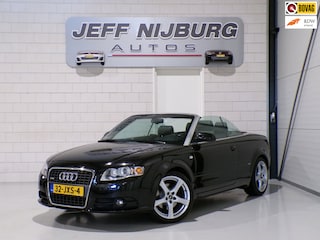 Audi A4 Cabriolet 1.8 Turbo S-Line Xenon Leer Stoelverwarming 18"Velgen Parkeersensoren Garantie I Apple-carplay inbouw mogelijk