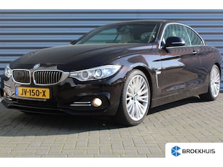 BMW 4-serie Cabrio 420i 183PK LUXURY LINE AUTOMAAT / NAVI / LEDER / FULL-LED / CLIMA / 19" LMV / KEYLESS / ORG. NL.  / MEMORY SEATS / NEKVERWARMING / WINTERPAKKET / CRUISECONTROL / UNIEK !!
