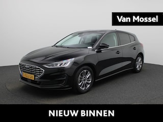 Ford Focus 1.0 EcoBoost Hybrid Titanium | Adaptive Cruise Control | Draadloze Carplay | Verwarmbare Voorstoelen/Stuur/Voorruit | BLIS | All Seasons | Camera |