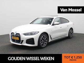 BMW i4 eDrive35 High Executive 70 kWh M-Sport | Panoramadak | Navigatie | LEder | LED | Camera