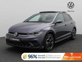 Volkswagen Polo 1.0 TSI R-Line Edition 110PK DSG Pano-Schuifdak, Keyless, Matrix LED-Verlichting, Side Assist, Adaptieve Cruise Control, Achteruitrijcamera, 17" LM Velgen, Navi via Apple Carplay/Android Auto