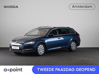 Skoda Superb 1.4 TSI iV Style 218 pk Automaat (DSG) | Navigatie | Parkeersensoren (Park assist) | Achteruitrijcamera | Standkachel | Stoelverwarming |