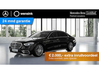 Mercedes-Benz S-klasse 580 e 4MATIC Lang AMG Line | Premium Plus | Achterasbesturing | Entertainment | Stoelventilatie | 20" lichtmetalen velgen |