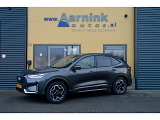 Ford Kuga 2.5 PHEV hybride 242 pk St-line X technopack, camera, winterpack, trekhaak, agr stoelen incl mem, lederen bekl, B&O sound.