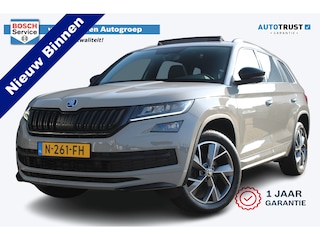 Skoda Kodiaq 1.5 TSI Sportline Business | Incl. 12 maanden garantie | Trekhaak | Schuif/kantel dak | Premium audio | Stoelverwarming | Stuurverwarming | Cruise control | Apple Carplay/Android Auto | Climate control | Bluetooth | Airco | Elektrische achterklep