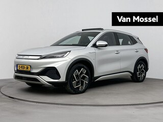 BYD Atto 3 Design 60 kWh | Elektr. bed. achterklep | Climate Control / ECC | Panoramadak | Open dak| Licht metalen velgen 18 inch | Cruise control Standaard | Navigatie | Lederen bekleding | Elektrisch verst. stoelen | Stoelverwarming | LED koplampen | Park Distance Control voor en achter | Achteruitrijcamera | Dakrailing |